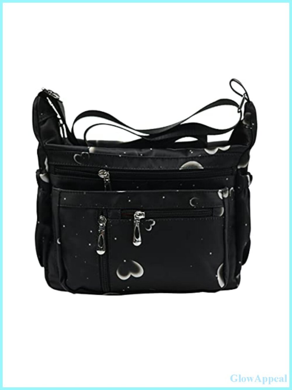 Nylon Water-Resistant Crossbody Shoulder Bag Messenger Purse